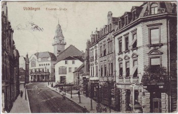 AK Völklingen Friedrichstraße Saarland 1920