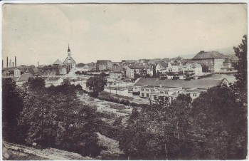 VERKAUFT !!!   AK Völklingen Teilansicht mit neuer evg. Kirche Saarland 1930 RAR