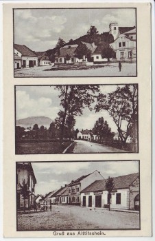 AK Mehrbild Gruß aus Alttitschein Starý Jičín bei Neu Titschein Nový Jičín Tschechien 1910 RAR