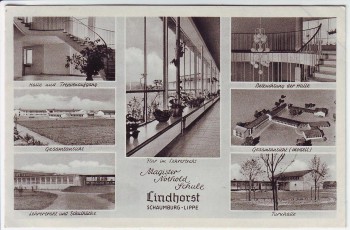 AK Mehrbild Lindhorst Magister Nothold Schule 1962