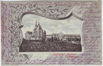AK Passepartout Luftkurort Astenet Katharinenstift Wallonien Belgien 1902 RAR