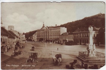 AK Foto Slavonska Požega Pozega Wilsonov trg. Ortsansicht Kroatien 1928