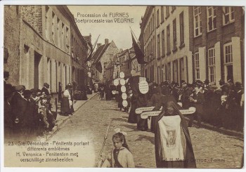 AK Furnes Veurne Procession Nr. 23 Westflandern Belgien 1910
