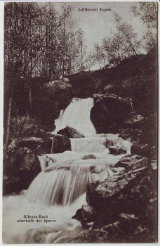 AK Luftkurort Eupen Gileppe oberhalb der Talsperre Feldpost Belgien 1916