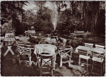 AK Foto Klein Reken Gasthof Alter Garten 1961