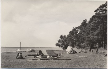 AK Alt Schwerin Zeltplatz am Plauer See b. Malchow 1966