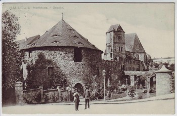 AK Halle an der Saale Moritzburg Ostseite 1905