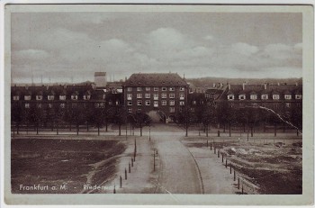 VERKAUFT !!!   AK Frankfurt am Main Riederwald Ortsansicht 1930 RAR
