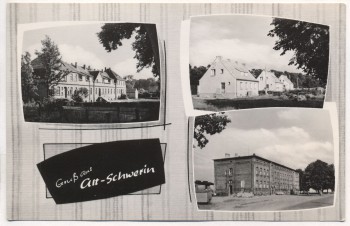 AK Alt Schwerin Ortsansichten 3 Bilder b. Malchow 1964