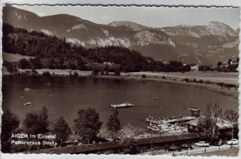 AK Foto Aigen im Ennstal Putterersee Steiermark Österreich 1960