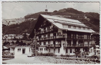 AK Foto Kitzbühel Hotel Tyrol Tirol Österreich 1950