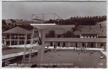 AK Foto Kirchschlag in der Buckligen Welt Strandbad Niederösterreich Österreich 1963