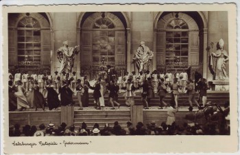 AK Foto Salzburg Festspiele Jedermann Tanz vor dem Gastmahl Österreich 1937