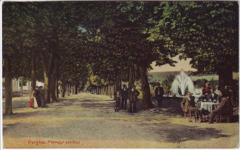 AK Pergine Valsugana Passeggi pubblici Trient Südtirol Italien 1913 RAR