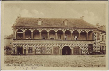 AK Böhmisch Leipa Česká Lípa Rotes Haus Böhmen Tschechien 1910 RAR