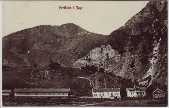 AK Fretheim i Sogn Flåm Aurland Norwegen 1910