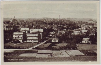 AK Freiberg Ortsansicht von Osten Sachsen 1930