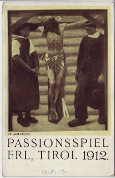 AK Erl (Tirol) Passionsspiel Jesus am Kreuz Österreich 1912