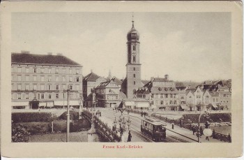 AK Graz Franz Karl-Brücke Steiermark Österreich 1910