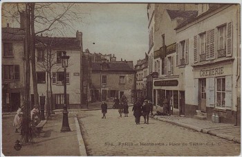 AK Paris Montmartre Place du Tertre Frankreich 1910
