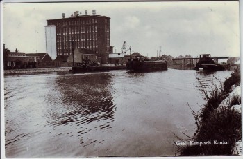 AK Foto Geel Kempisch Kanaal Flandern Belgien 1950
