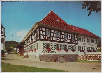 AK Foto Hofstetten bei Haslach Gasthof Drei Schneeballen Schwarzwald 1980