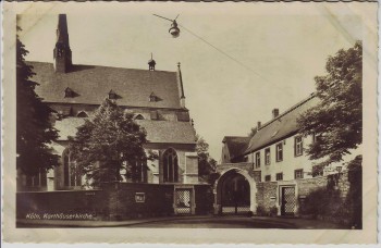 VERKAUFT !!!   AK Foto Köln Blick auf Karthäuserkirche 1930