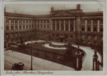 AK Berlin Mitte ehem. Herrenhaus Leipziger Strasse 1927