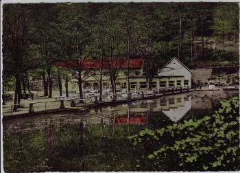 AK Foto Bad Dürkheim Forellenhaus Isenach 1958