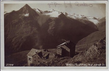 AK Foto Breslauer Hütte bei Sölden (Ötztal) Tirol Österreich 1932