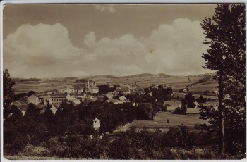 AK Foto Plánice Planice Planitz Ortsansicht Tschechien 1956