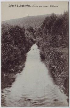 AK Lázně Luhačovice Bad Luhatschowitz Blick auf Bach Mähren Tschechien 1911