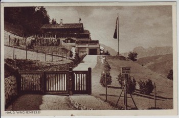 VERKAUFT !!!   AK Obersalzberg bei Berchtesgaden Berghof Haus Wachenfeld 1934
