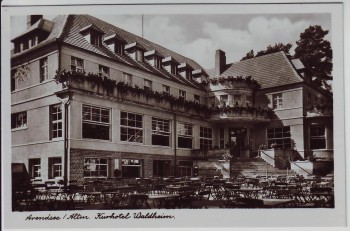 AK Foto Arendsee (Altmark) Kurhotel Waldheim 1940