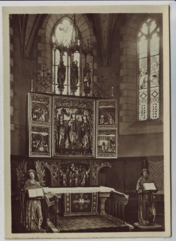 AK Foto Ebersdorf Chemnitz Stiftskirche Hochaltar Verlag Max Müller 1970