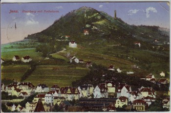 AK Jena Hausberg mit Fuchsturm 1916