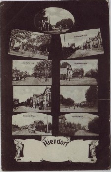 AK Mehrbild Hamburg Niendorf Pinnebergerstrasse Kriegerdenkmal Garstedterweg ... 1916 RAR