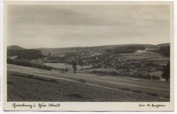 VERKAUFT !!!   AK Foto Geraberg im Thüringer Wald Ortsansicht 1936