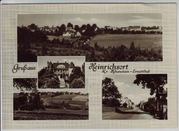 AK Mehrbild Heinrichsort bei Lichtenstein Sachsen 1967