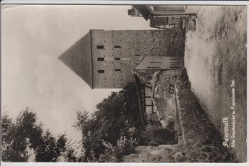 AK Foto Pasewalk Alte Stadtmauer und Prenzlauer Tor 1959