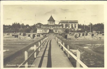 AK Foto Ostseebad Timmendorfer Strand Blick auf Strandhalle 1930