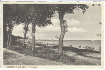 AK Ostseebad Grömitz in Holstein Blick auf Strand 1927