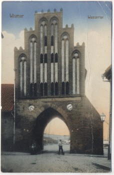 AK Wismar Wassertor Ostsee 1925