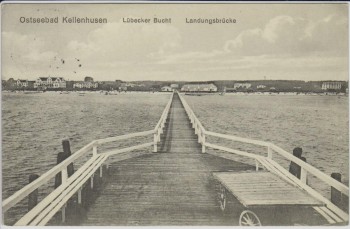 AK Ostseebad Kellenhusen in Holstein Landungsbrücke 1913