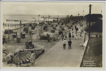 VERKAUFT !!!   AK Foto Ostseebad Kellenhusen in Holstein Strandleben 1929