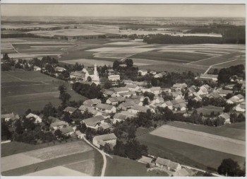 AK Foto Finsing b. München Luftbild Fliegeraufnahme 1961