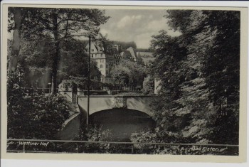 AK Bad Elster Blick auf Wettiner Hof 1930