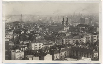 AK Foto Mor. Ostrava Celkovy pohled Ortsansicht Mährisch Ostrau Tschechien 1935