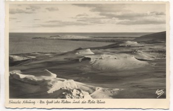 VERKAUFT !!!   AK Foto Kurische Nehrung Der Grab' sche Haken und die Hohe Düne Nidden Nida Litauen Ostpreußen 1939