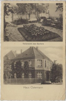 AK Bad Driberg Haus Pension Ostermann Mühlenstraße 1 1940 RAR
